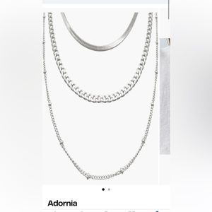 Adornia Layered Chain Necklace
